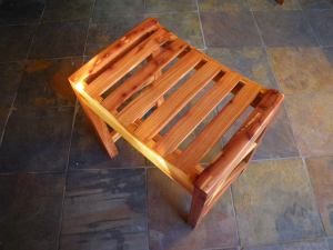 cedar bench